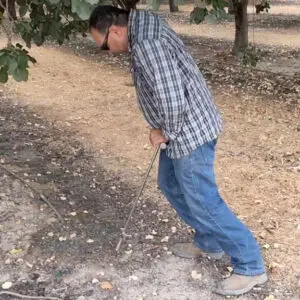 Soil probe demonstrates how effective MultiFIX is in maximizing soil water content. (576x576)