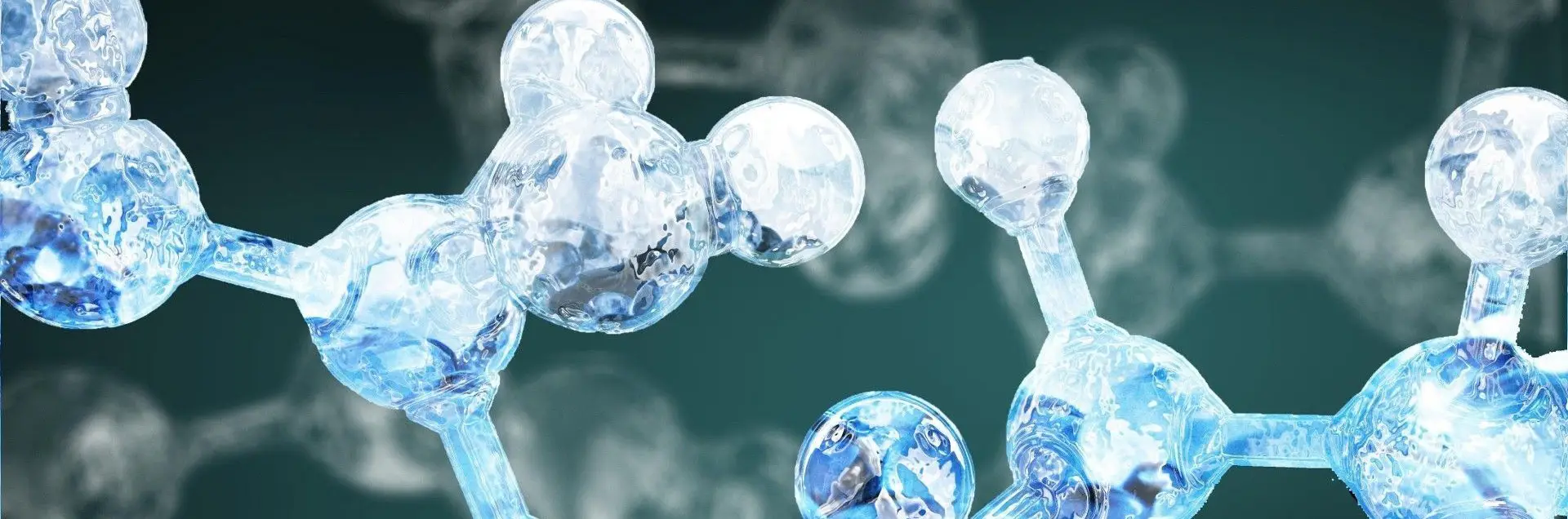 Molecular representation highlighting the science behind why soil microbes are important.