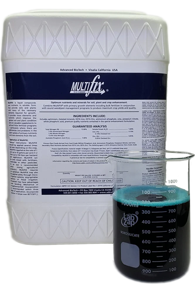 multifix-5-gal-beaker-666×972 MultiFIX increases health and vigor of mature pistachio trees